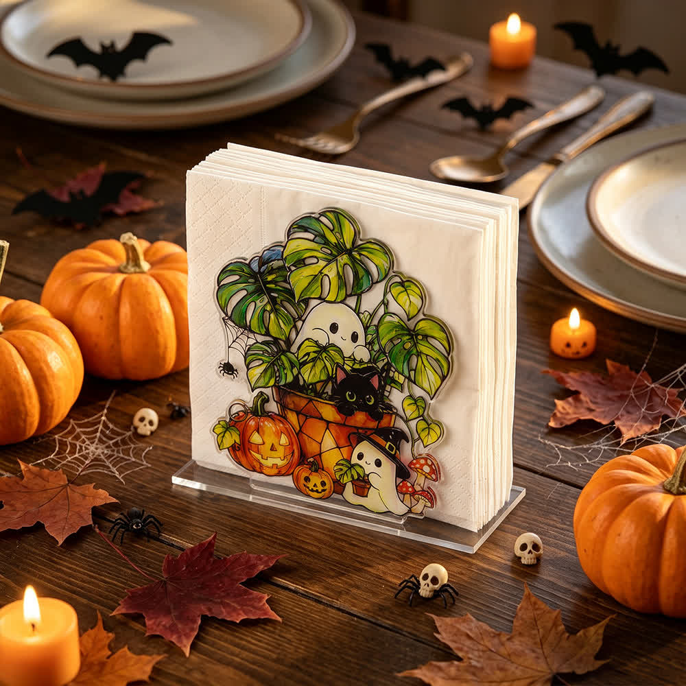 Halloween Cute Ghost Acrylic Napkin Holder - image 9