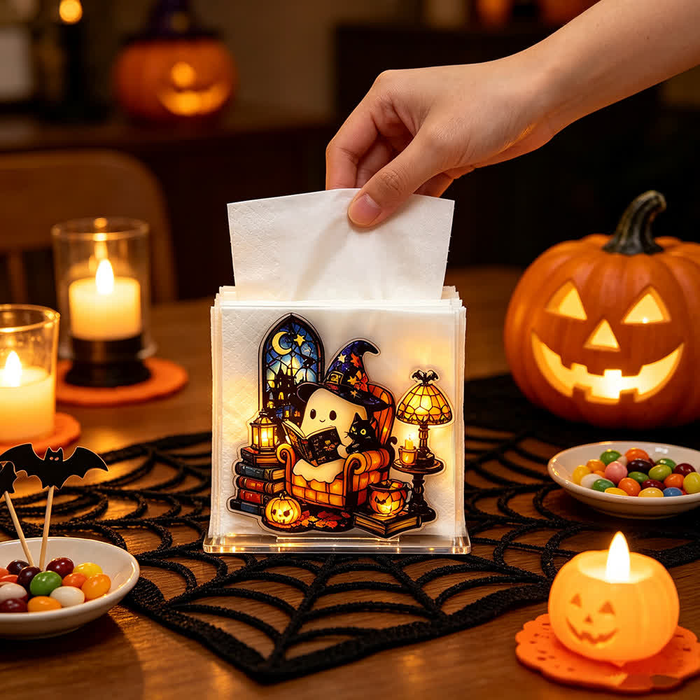 Halloween Cute Ghost Acrylic Napkin Holder - image 15