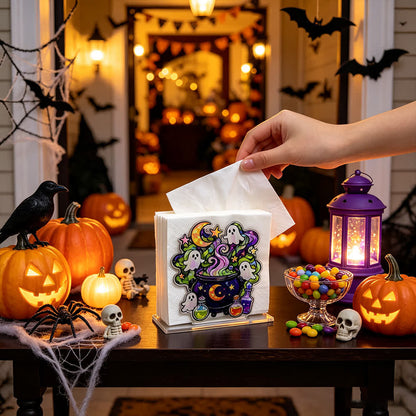 Halloween Cute Ghost Acrylic Napkin Holder - image 4