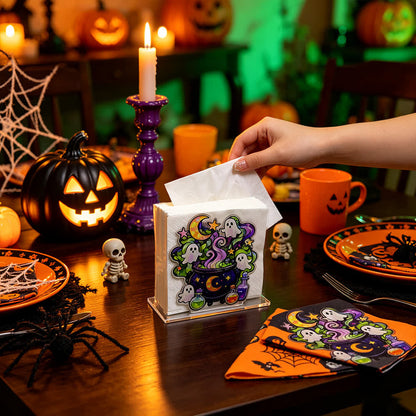 Halloween Cute Ghost Acrylic Napkin Holder - image 5