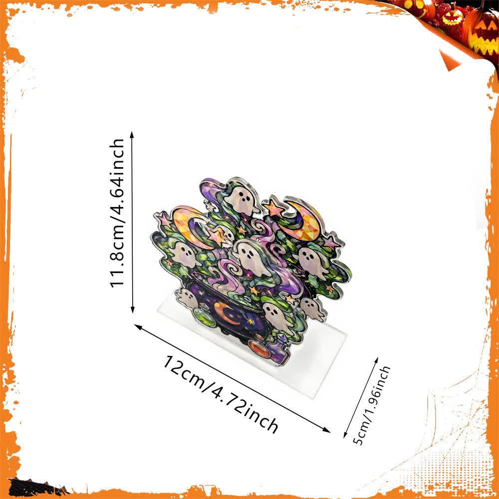 Halloween Cute Ghost Acrylic Napkin Holder - Pastel Magic - 4PCS - image 7