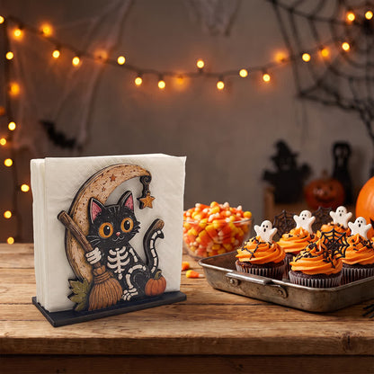 Wooden Halloween Spook Napkin Holder - image 5