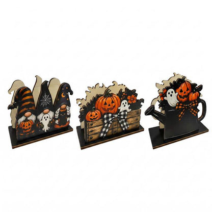 Wooden Halloween Farmhouse Napkin Holder - Set 3 Patterns - 6PCS - image 8