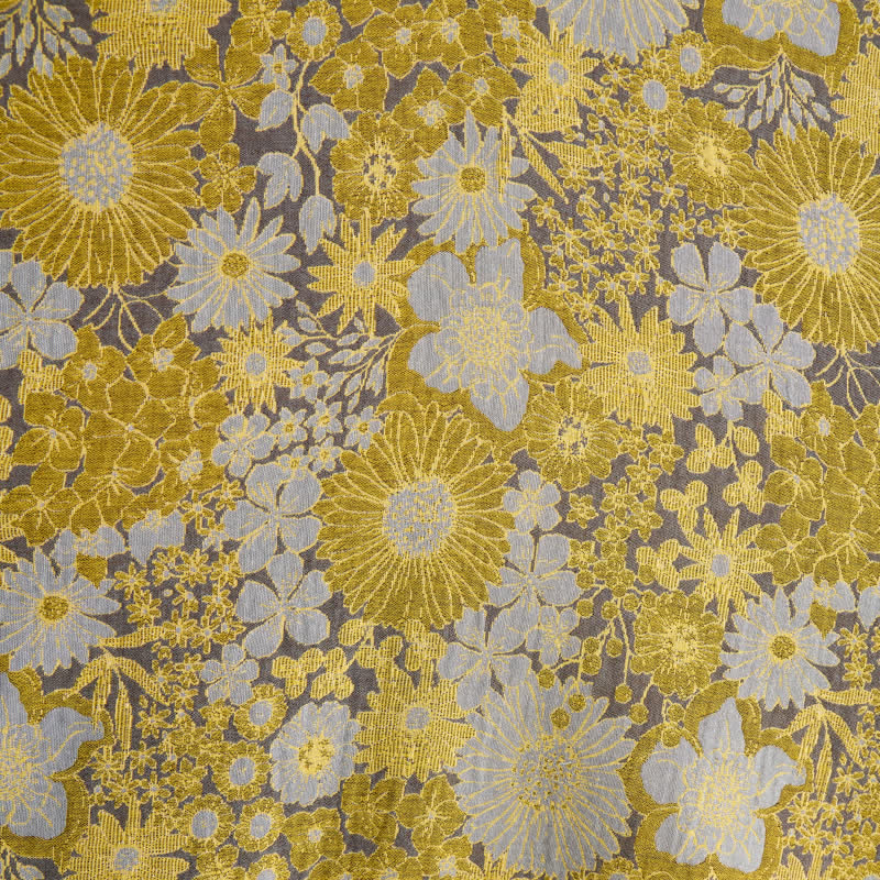 Retro Muted Floral Cotton Lounge Robe - image 12