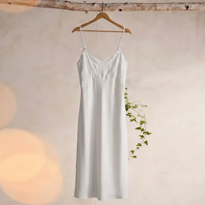 Cotton Lace Cami Slip Night Dress - image 1