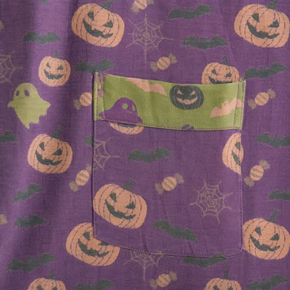 Multi‑Color Pumpkin Halloween Cotton Kimono Robe - image 9