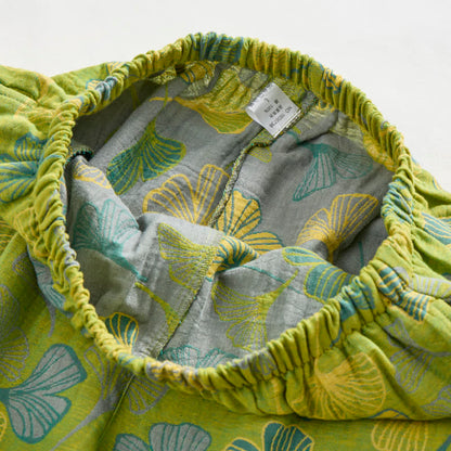 Nature‑Inspired Ginkgo Leaf Cotton Loungewear Set - image 10