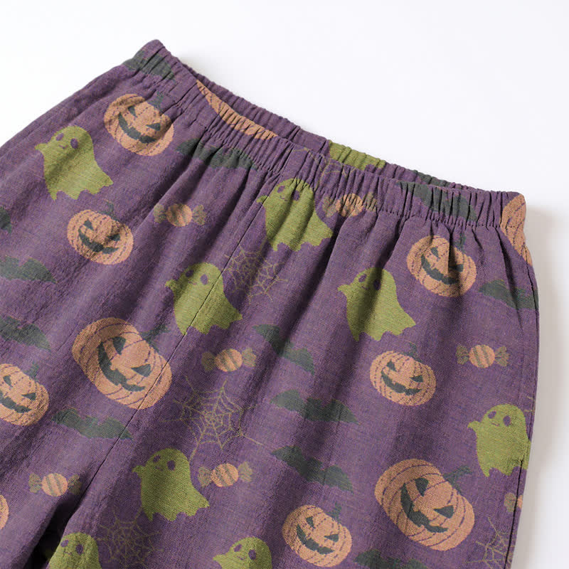 Cute Ghost Pumpkin Cotton Loungewear Set - image 12