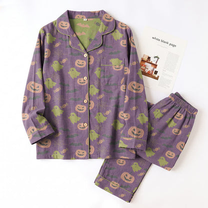 Cute Ghost Pumpkin Cotton Loungewear Set - image 9