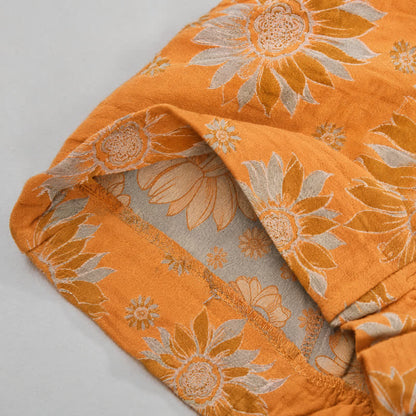Vintage Sunflower Cotton Lounge Pants - image 6