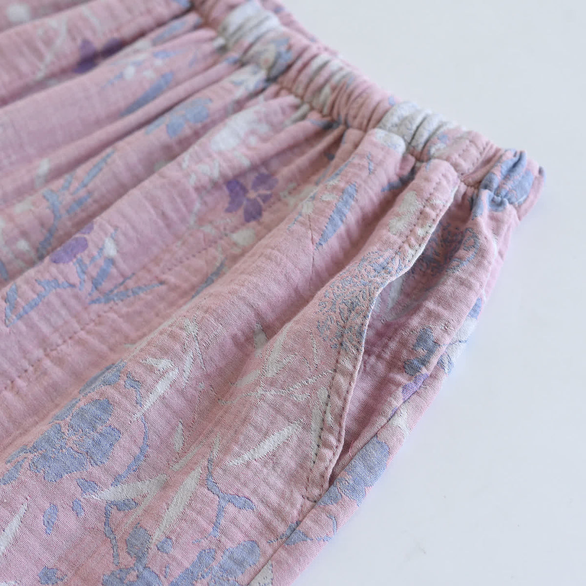 Wisteria Floral Cotton Gauze Sleep Set - image 10