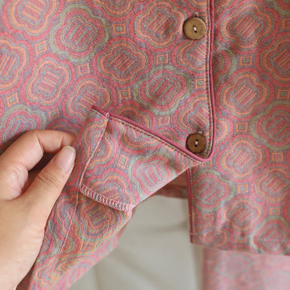 Minimal Cotton Gauze Printed Sleepwear Set - image 5