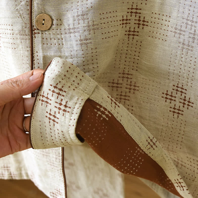 Heritage Cotton Gauze Check Pajama Set - image 6