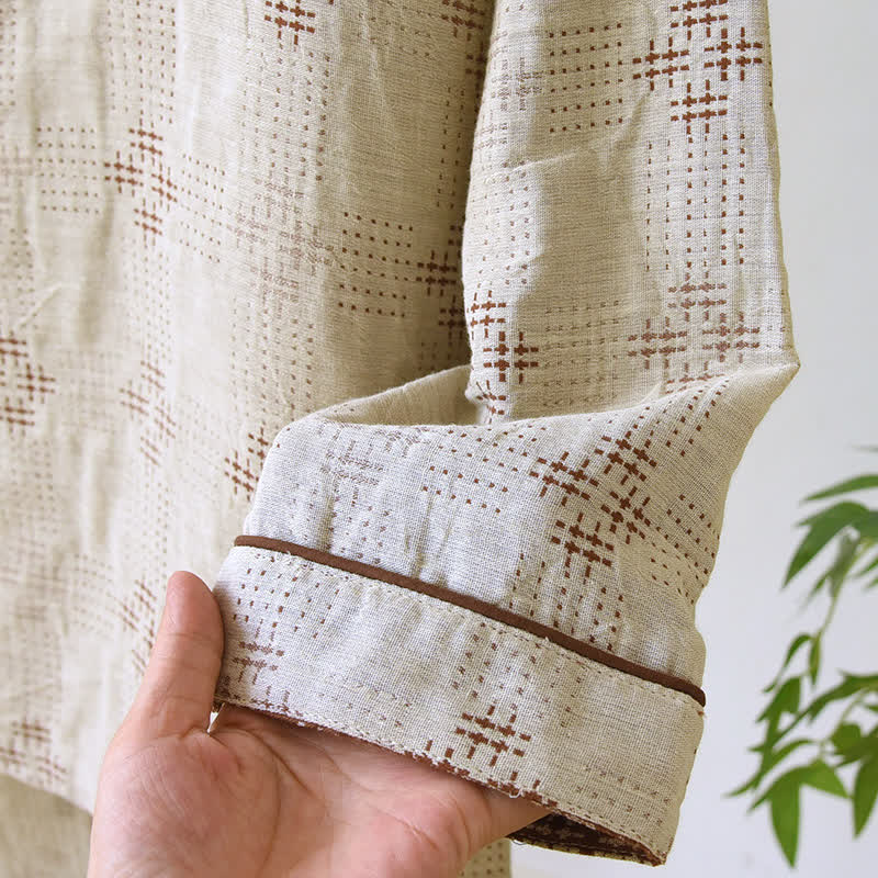 Heritage Cotton Gauze Check Pajama Set - image 7