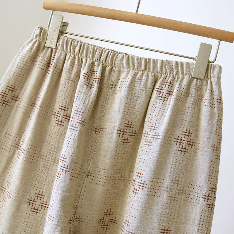 Heritage Cotton Gauze Check Pajama Set - image 8
