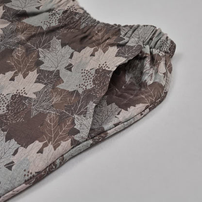 Fall Maple Leaf Cotton Loungewear Set - image 47