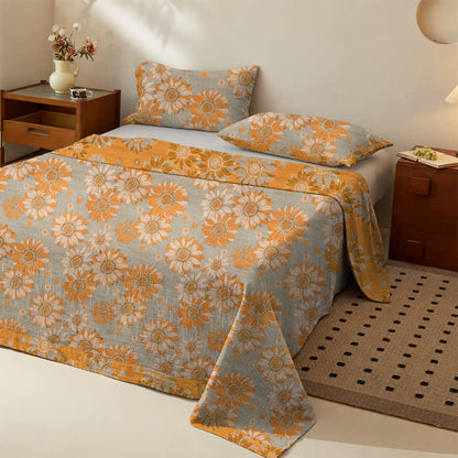 Sunflower Garden Cotton Gauze Bedspread - image 6