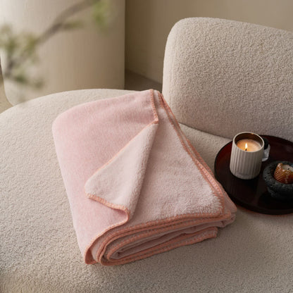 Minimalist Dual-Sided Sherpa Fleece Throw Blanket - image 16