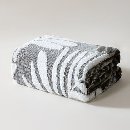 Modern Botanical Fleece Throw Blanket - image 2