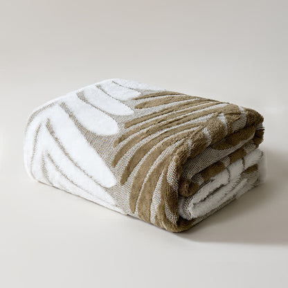 Modern Botanical Fleece Throw Blanket - image 17