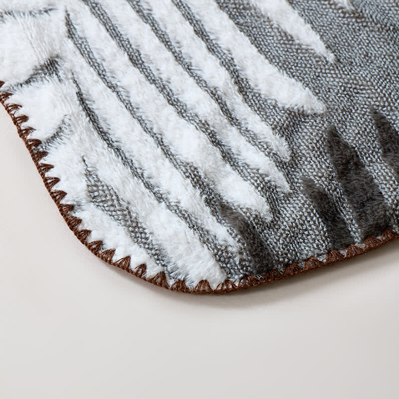 Modern Botanical Fleece Throw Blanket - image 7