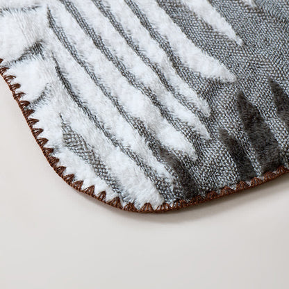 Modern Botanical Fleece Throw Blanket - image 7