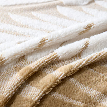 Modern Botanical Fleece Throw Blanket - image 11