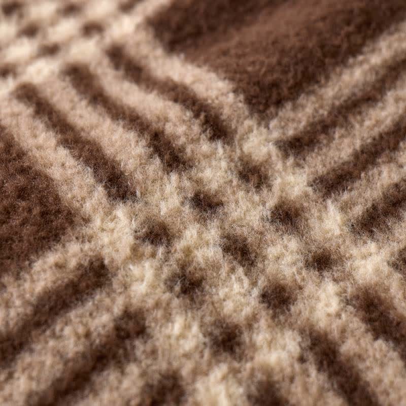 Plaid Grid Plush Fleece Throw Blanket - image 10