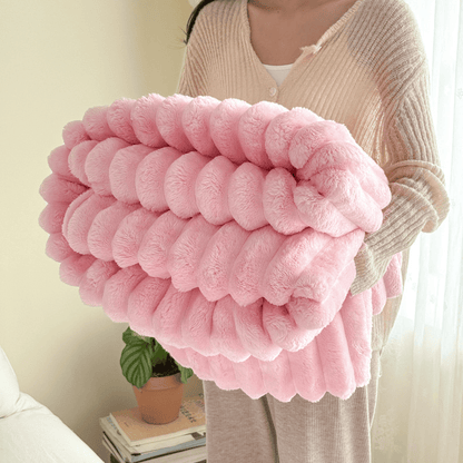 Soft & Warm Cozy Fleece Blanket - Pink - 79" x 91" - image 17