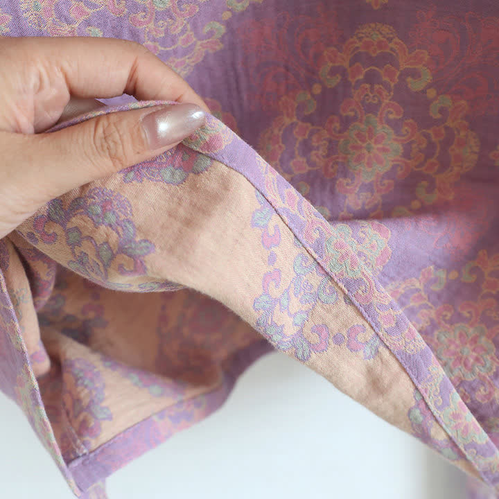 Vintage Oriental Cotton Gauze Lounge Set - image 7