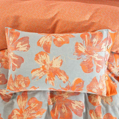 Artistic Flower Cotton Duvet Cover Bedding Set - image 5