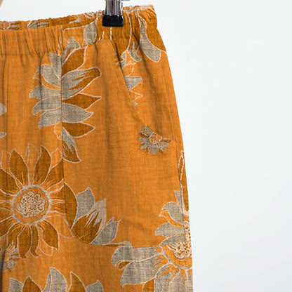 Oriental Sunflower Cotton Pajama Set - image 4