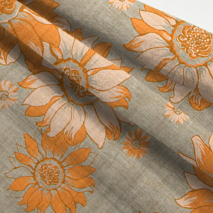 Oriental Sunflower Cotton Pajama Set - image 11