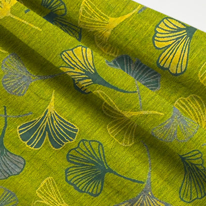 Oriental Ginkgo Leaf Cotton Pajama Set - image 5