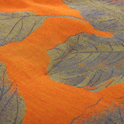 Orange Autumn Leaf Cotton Gauze Quilt - image 14