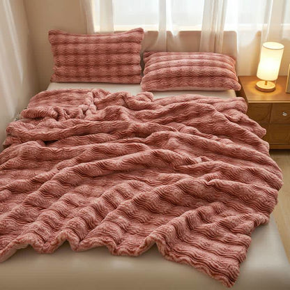 Soft Plush Wavy Fluffy Blanket - image 2