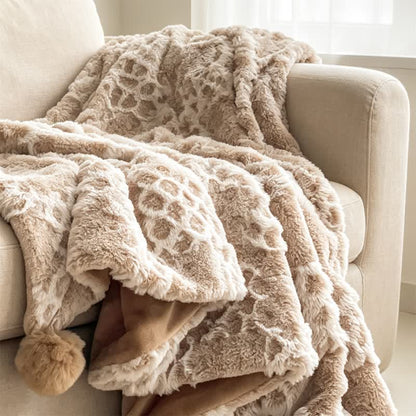 Checkered Grid Reversible Throw Blanket - image 52