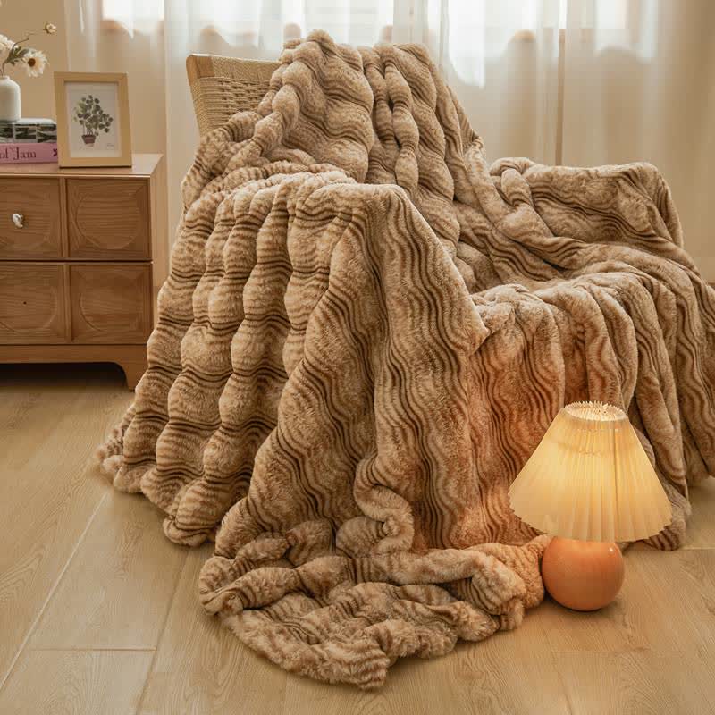 Soft Plush Wavy Fluffy Blanket - image 13