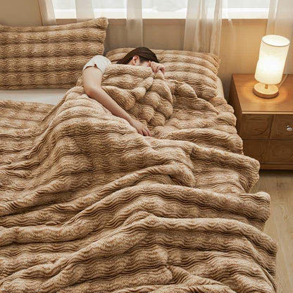Soft Plush Wavy Fluffy Blanket - image 11