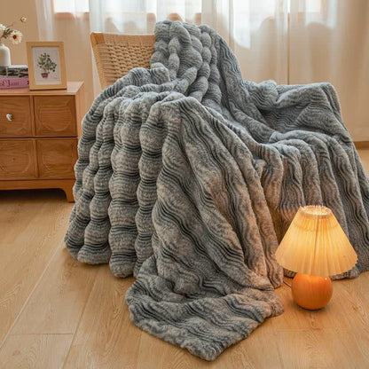 Soft Plush Wavy Fluffy Blanket - image 21