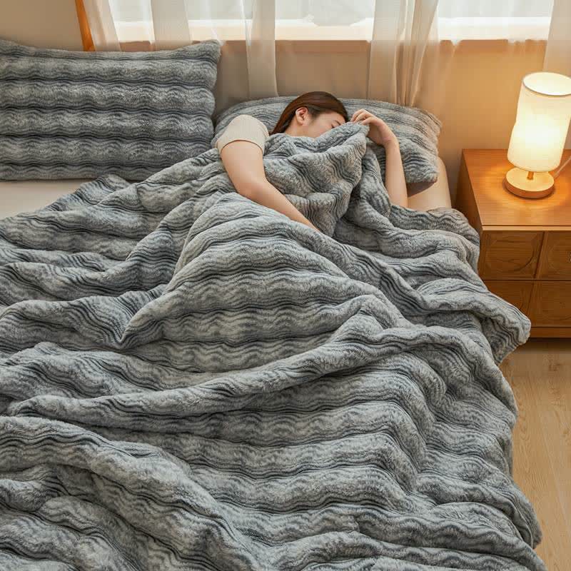 Soft Plush Wavy Fluffy Blanket - image 18