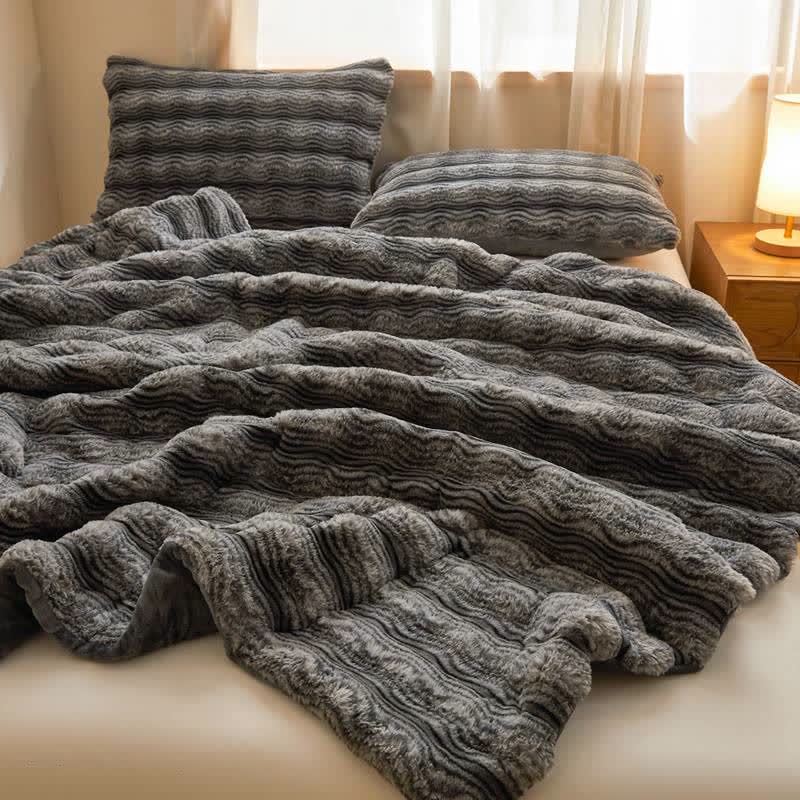 Soft Plush Wavy Fluffy Blanket - image 33