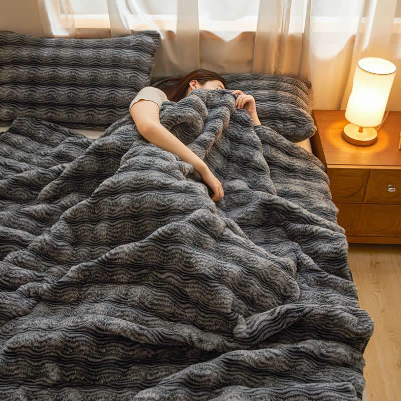 Soft Plush Wavy Fluffy Blanket - image 34