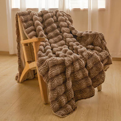 Soft Plush Wavy Fluffy Blanket - image 44
