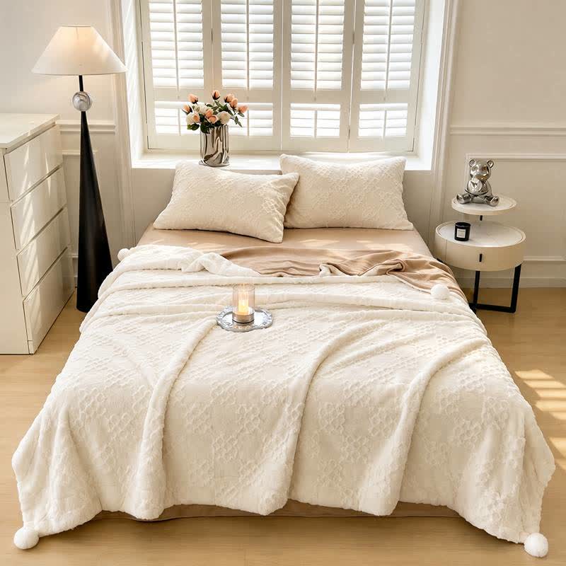 Checkered Grid Reversible Throw Blanket - image 20
