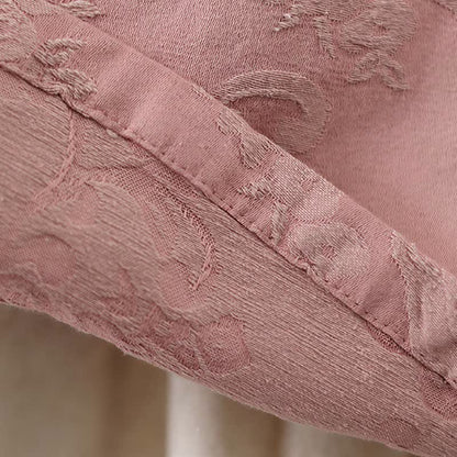 Vintage Cotton Linen Frog Button Lounge Top - image 9