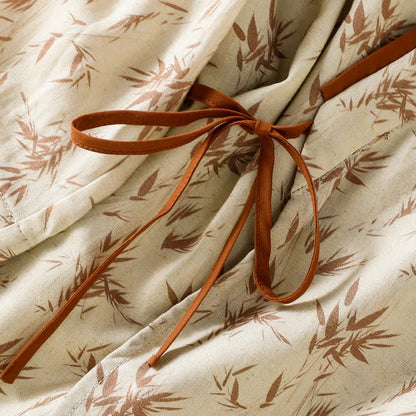 Floral Cross Wrap Casual Lounge Shirt - image 5
