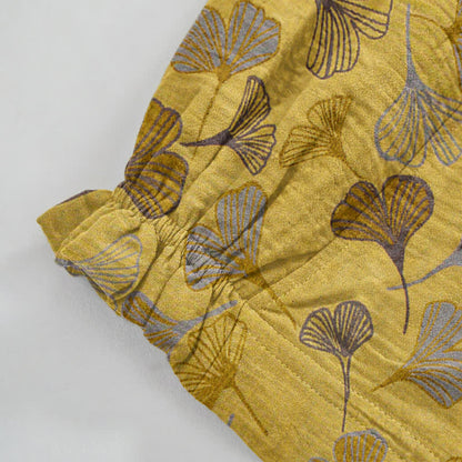 Retro Ginkgo Leaf Cotton Lounge Pants - image 5