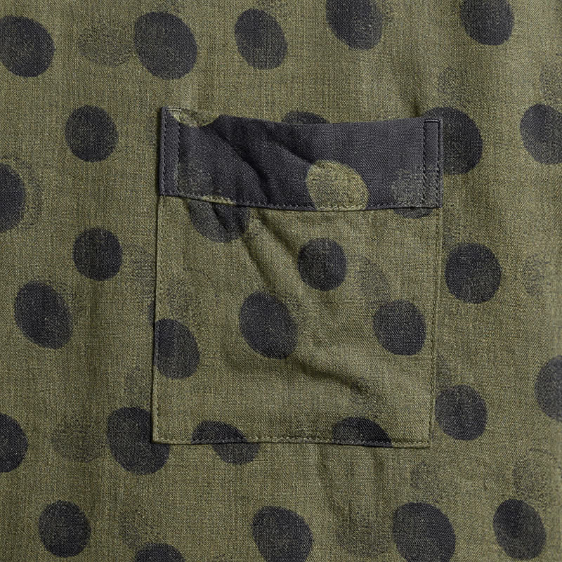 Vintage Polka Dot Cotton Kimono Robe - image 29