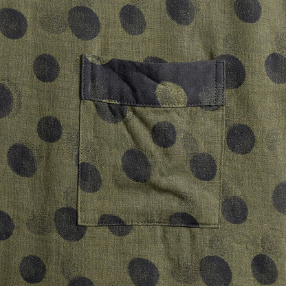Vintage Polka Dot Cotton Kimono Robe - image 29